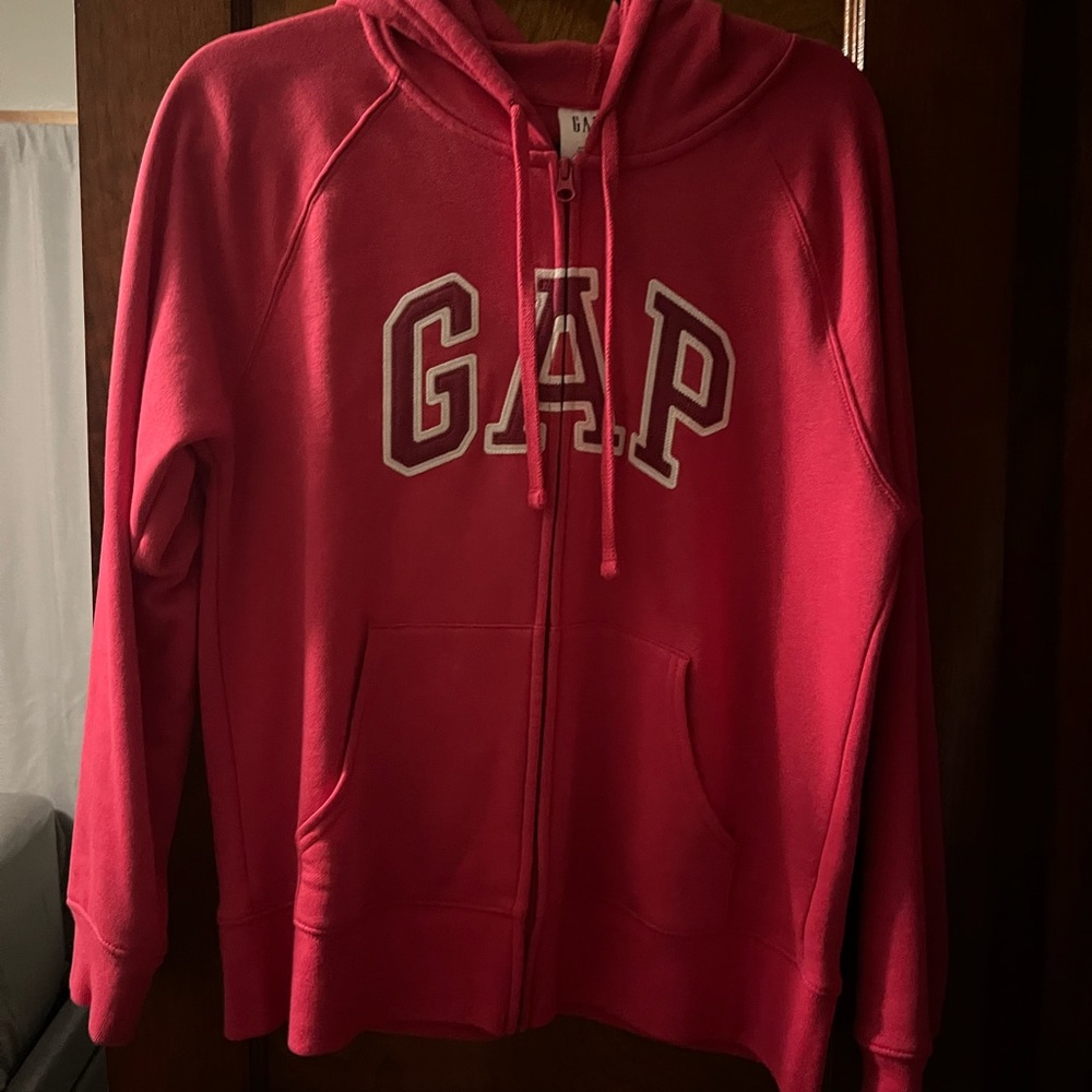 hot pink gap hoodie